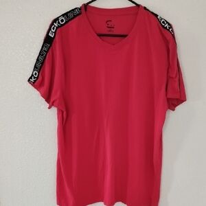 Ecko Unlimited Red Crew Neck Short Sleeve Tee